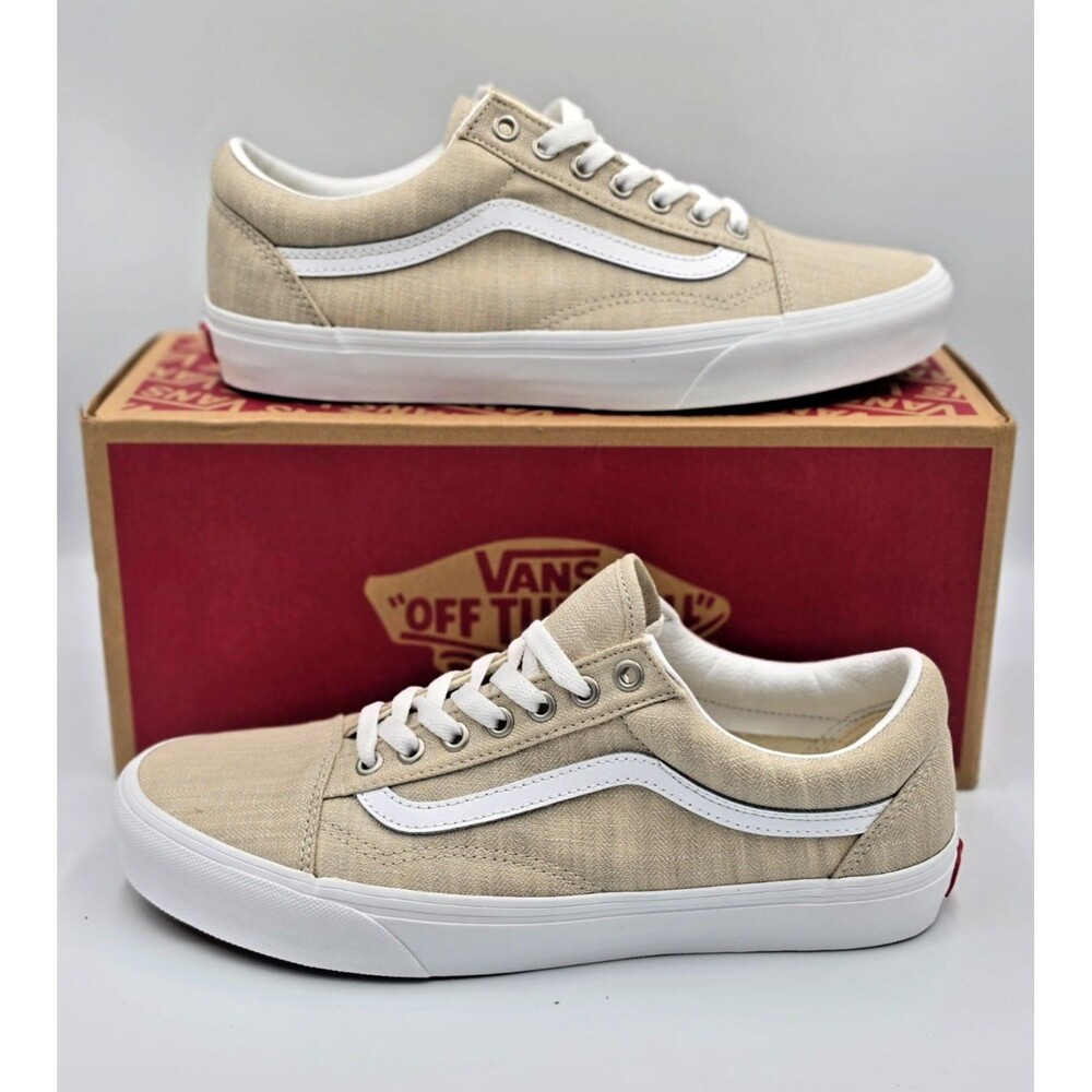 Vans Old Skool Summer Linen Rainy Day Men’s 9.5 Women’s 11 New With Box